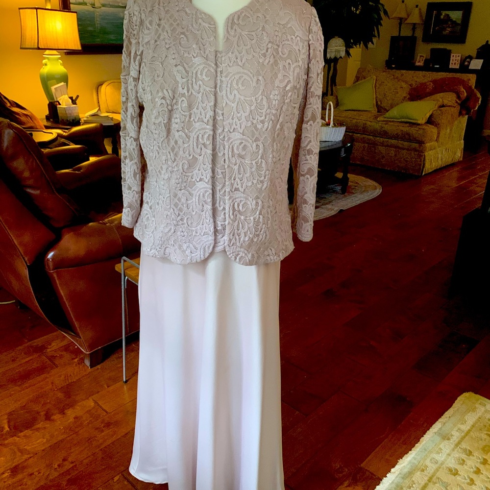 Alex evening two piece dress and jacket